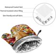 thumbnail image 6 of Gingerbread Man Candy Print Oven Mitts and Pot Holders Sets 4 Piece Set Kitchen Women Men Cooking Baking Microwave Heat Resistant, 6 of 6