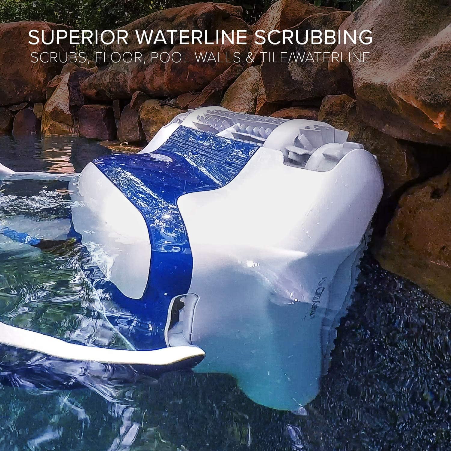 Dolphin Sigma Robotic Pool Cleaner with Bluetooth and Massive Top-Load Cartridge Filters, Ideal for Pools up to 50 Feet.