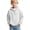 White, variant on GUZOM Kids Boys Long Sleeve Waffle Knit Half Zip Pullover Hoodie Sweatshirt with Pocket Army Green,Size 4 T