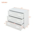 thumbnail image 3 of Harper & Bright Designs Low Loft Bed with Storage for Kids, Wood Twin Size Loft Bed with Cabinet and Shelf for Girls Boys, White, 3 of 15