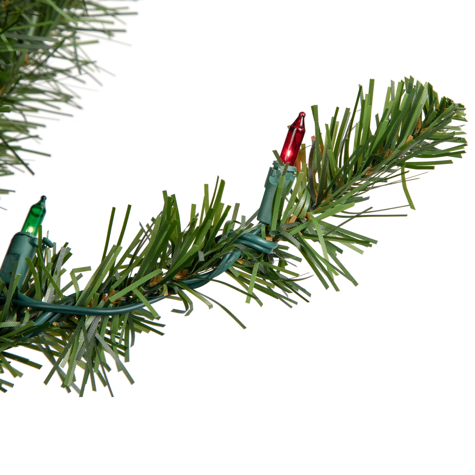 5' Pre-Lit Canadian Pine Artificial Xmas Tree - Multi Lights