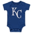 thumbnail image 2 of Infant Royal/Light Blue/Heathered Gray Kansas City Royals 3-Pack Change Up Bodysuit Set, 2 of 4