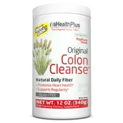 Health Plus Original Colon Cleanse Psyllium Husk 12 oz (Pack of 6)