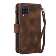 thumbnail image 7 of for Samsung Galaxy A12 5G Wallet Case with Card Holder for Women Men, Phone Case RFID Blocking PU Leather Flip Shockproof Cover with Shoulder+Wrist Strap Zipper Credit Card Slots Stand,Brown, 7 of 7