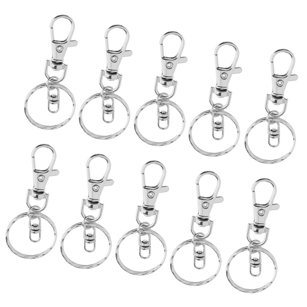 10 Pieces Color Lobster Clasp Key Hook Chain Jewelry Making For