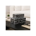 thumbnail image 2 of Stylish Glass Decorative Box for Shelf Display - Elegant Storage Box with Lid for Jewelry and Keepsake Boxes - Modern Decorative Boxes for Home Organizer and Decor Accents - Set of 2, 4", 3", Black, 2 of 11