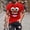 E_Red, variant on LMOIPLI Men's Funny Cartoon Face Graphic T-Shirt Short Sleeve Crew Neck Breathable Casual Lightweight Comfy T Shirts Black XL