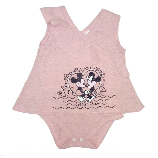 Pañalero de Algodón sin Manga Estampado Disney Minnie and Mickey Love Disney Pañalero2140