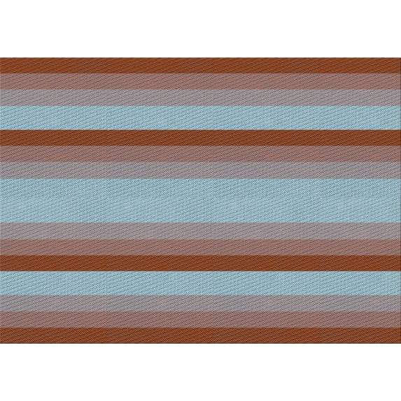 Ahgly Company Machine Washable Indoor Rectangle Transitional Columbia Blue Area Rugs, 8' x 12'