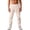 Beige, variant on Zimjoy Men's Cotton Linen Pants Taper Slim Fit Straight Leg Sports Pants Drawstring Elastic Casual Trousers with Pockets,Beige L