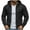 Black, variant on SGFCWSX Mens Lightweight Hoodie Men Zip Up Outdoor Athletic Jacket Dark Gray Size XL