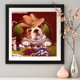 thumbnail image 2 of Cuadros Decorativos 5D DIY diamante pintura jugador perro completo taladro bordado artesanía costura conjunto JShteea Nuevos Originales, 2 of 9