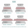thumbnail image 6 of Cherry Bed Runner for King Size Bed, Watercolor Red Fruit Love Wave Point Wood Grain Soft Bedding Scarf Bedding Protector Slipcover Sofa Throw for Bedroom Hotel Guesthouse, 6 of 8