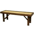 thumbnail image 2 of Oriental Furniture Japanese Bamboo Bench with Wood Frame, 2 of 2