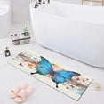 thumbnail image 7 of Coolnut Butterfly Musical Note Bath Mat, Dry Quickly Non Slip Absorbent Bath Rug, Soft Living Room Bedroom Home Floor Mats, Bath Mats for Bathroom, Tub and Shower 20" x 39" Home Decor, 7 of 7