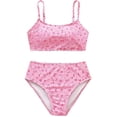 thumbnail image 3 of Girls Swimsuits Size 10-11Y Floral Print Bikini with Bottoms Summer Beach Pool Party Juniors 2 Piece Swimwear, 3 of 6