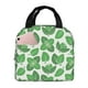 thumbnail image 1 of Easygdp Green Leaves Bolsa Térmica Premium - Tela Oxford Impermeable, Gran Capacidad, Bolsillo Frontal, Unisex para Trabajo, Escuela, Actividades al Aire Libre y Picnics, 1 of 8