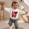 thumbnail image 5 of BemeyourBBs Toddler Baby Boys Girls Valentines Day Sweater Outfit Fall Winter Spring Clothes Long Sleeve Crew Neck Knit Pullover Tops, 5 of 9