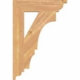 thumbnail image 3 of Ekena Millwork 4"W x 20"D x 24"H Merced Arts & Crafts Rough Sawn Bracket, Douglas Fir, 3 of 4
