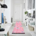 thumbnail image 4 of Yayeee Runner Rug for Bedroom 2'x6' Machine Washable Hallway Non Slip Mat, Love Connection, 4 of 8