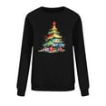 thumbnail image 6 of Christmas Sweatshirts for Womens Christmas Clothing Loose Plus Size Blouses Tops Fashion Cute Xmas Tree Printed Shirts Pullover Winter Long Sleeve Crewneck Sweaters, 6 of 6