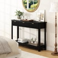 thumbnail image 2 of 47" Farmhouse Console Table with 2 Drawers, Wood Sofa Table, Entryway Table with Storage Shelf for Living room, Hallway and Bedroom, 2 of 8