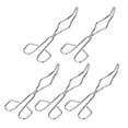 thumbnail image 3 of Ponga de crisol alicados de pinza, versátiles de acero inoxidable resistente a la Óxido pintas de crisolas 5 piezas para rejillas de carbón para fondición de metal, 3 of 7