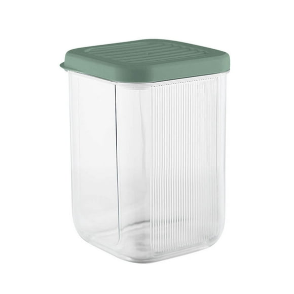 Vrorvz Large Airtight Food Storage Container 23.67 fl oz Plastic Kitchen Container for Dry Food Cereal Tea Stackable Space Saving Design Easy Cleaning Sealed Storage Tank