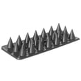 thumbnail image 4 of Pack of 10 Plastic Bird Deterrent Spikes for Birds, Pigeon, Squirrel, Raccoon, Crow, and Cat Anti-Climb Strips to Deter Theft - Suitable for Wall, Windowsill, Railing, Fence, and Roof - Grey, 4 of 9