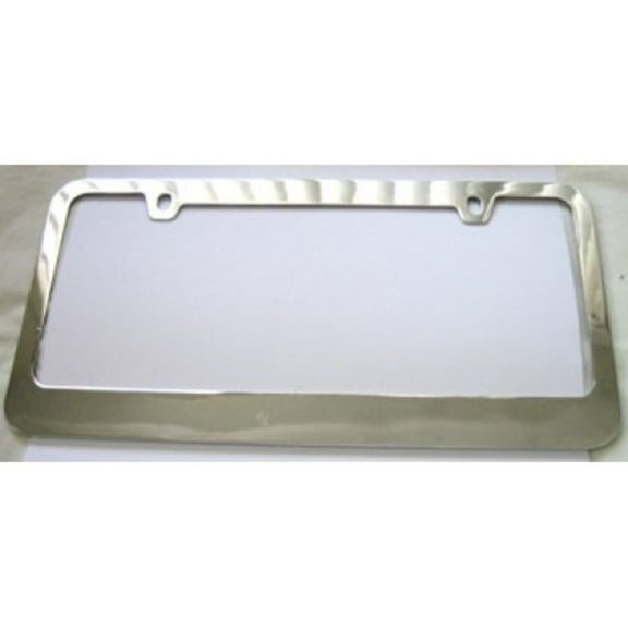 Smooth Heavy Metal Chrome 2-Hole Frames -2 pk