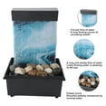 thumbnail image 4 of Tabletop Water Fountain, Portable USB or Battery Powered Tabletop Fountain Plastic Quiet  for Home, 4 of 7