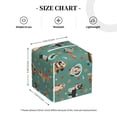 thumbnail image 4 of Fotbe Veterinary Clinics Pattern Tissue Box Cover,PVC Leather Square Holder,Tissue Box Holder with Magnetic Bottom,Facial Paper Organizer Dispenser-5.2"X5.2"X5.2", 4 of 7