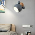 thumbnail image 1 of Luces de pared Sala de estar Apliques Iluminación Lámparas de noche de metal Decoración Lámpara de pared Niños Regalos de cumpleaños Hierro E27 Gris, 1 of 8
