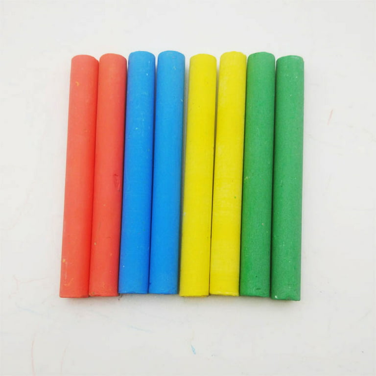 Biplut 12 Sticks Water-soluble Dustless Chalkboard Chalk Crayons School  Office Supplies (White) 