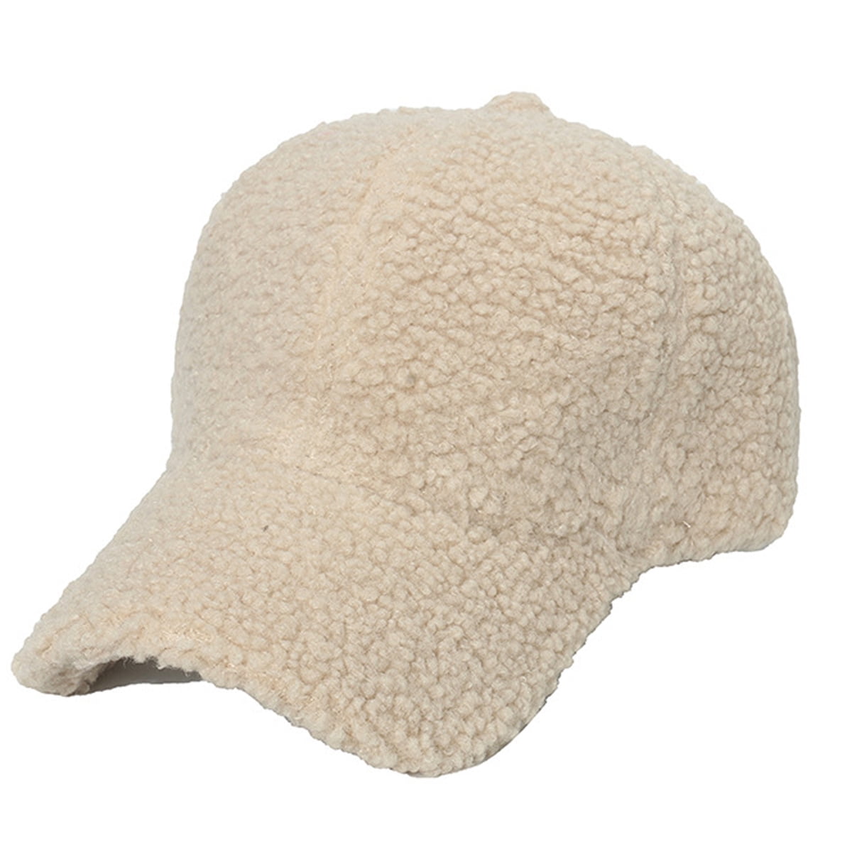 Casquette De Baseball Laine D'Agneau Chaude Hiver - Hip Hop - Homme Et Femme