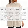 thumbnail image 2 of Tbopshirt Women Sleeveless Sweater Vest Turtleneck Oversized Pullover Sweaters with Front Pockets for Fall Winter Casual Outfit Going Out Knit Tops, 2 of 8