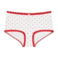 thumbnail image 4 of No Boundaries Stretch Cotton Boyshort Underwear, 4-Pack, Women's XS-XXXL, 4 of 7