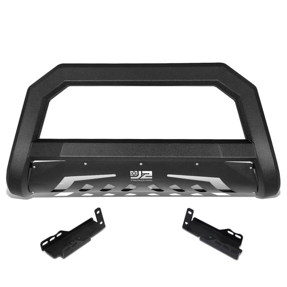J2 Engineering Front Bumper Grill Guard Bull Bar Carbon Steel For 2007-2020 Silverado Suburban Tahoe Sierra Yukon Escalade