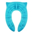 thumbnail image 2 of Orinal de viaje plegable, antideslizante, fácil de quitar, para niños pequeños y niños, almohadilla de silicona, funda de asiento de inodoro portátil reutilizable para el hogar, se adapta a, 2 of 5