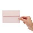 thumbnail image 5 of Paper Junkie A1 Pink Envelopes - 50 Pack Mini Metallic Pink 3.6 x 5.1 In - Wedding Invitation & RSVP Envelopes - Square-Flap Stationery, 5 of 7