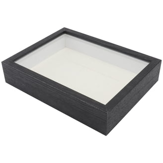 Americanflat 11x14 Front Opening Shadow Box Frame - Shatter-Resistant Glass Display Case For Wall Or Tabletop