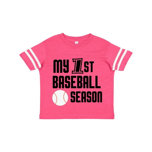 Inktastic My 1st Baseball Season Boys Toddler T-Shirt