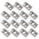 thumbnail image 2 of 15 unids duradera europea de tuerca elástica elasticidad Bloque de tuerca de primavera (plata), 2 of 5