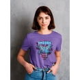 thumbnail image 2 of Butterfly Strike Lightning Shaped T-Shirt Women -Image by Shutterstock, Female Small, 2 of 4