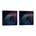thumbnail image 2 of OWNSERIES Sea Turtle Pattern 2PC Canvas Wall Art Paintings for Living Room - Canvas Framed Print Wall Artworks Bedroom Decoration Office Wall Decor, 2 of 5