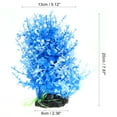 thumbnail image 4 of 1uds Acuario Plástico Plantas, Artificial Acuática Planta para Peces Tanque Planta Paisaje Decoración, Azul, 4 of 7