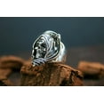 thumbnail image 2 of Roarsilver Motorcycle Enthusiast's Choice: 925 Sterling Silver Skeleton Rider Ring | 15, 2 of 5