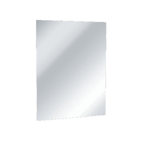 ASI 8026-2430 - Mirror - Frameless, Stainless Steel w/ Masonite Backing - Type 304, Polished #8 Mirror Finish - 24"W X 30"H