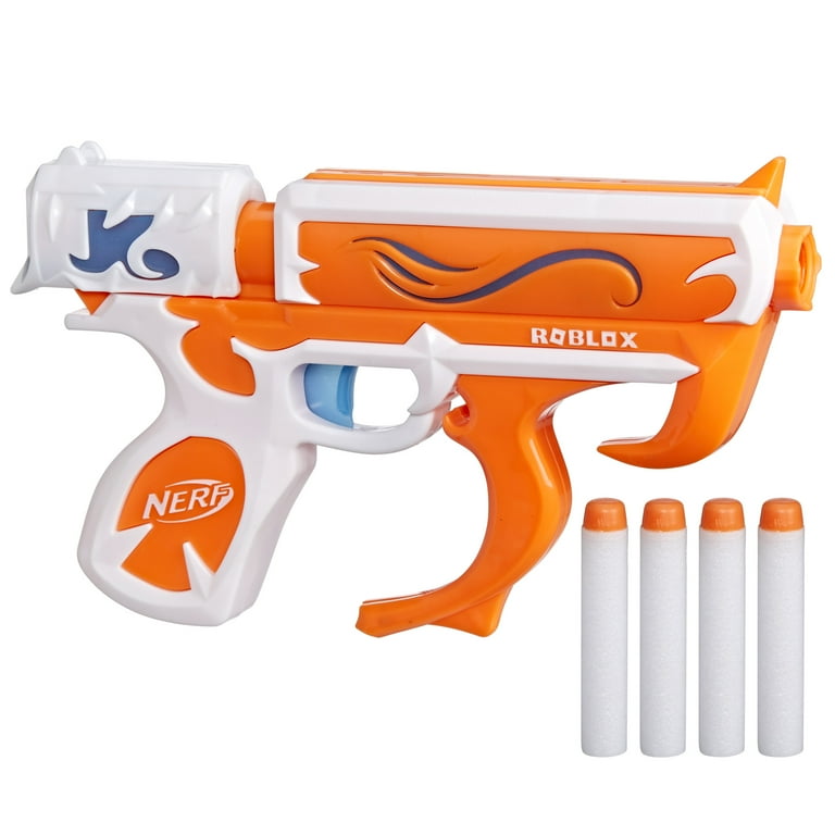 Nerf Roblox Arsenal Soul Catalyst Dart Gun Toy with 4 Elite Nerf