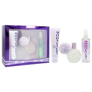 Ariana Grande Moonlight , 3 Pc Gift Set 3.4oz EDP Spray, 3.4oz Body Souffle, 4oz Body Mist